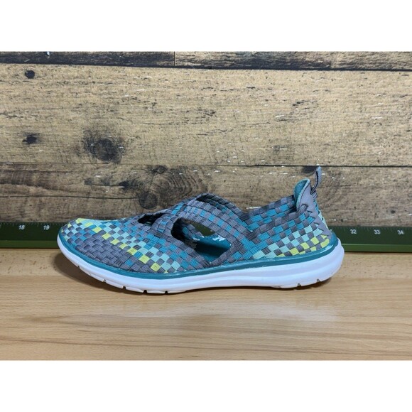 Cobb Hill New Balance Shoes Womens 8M Woven Mary Jane Multicolor Faux Leather - Picture 1 of 9